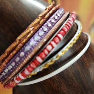 Bundle Of Bangle Bracelets. #1624